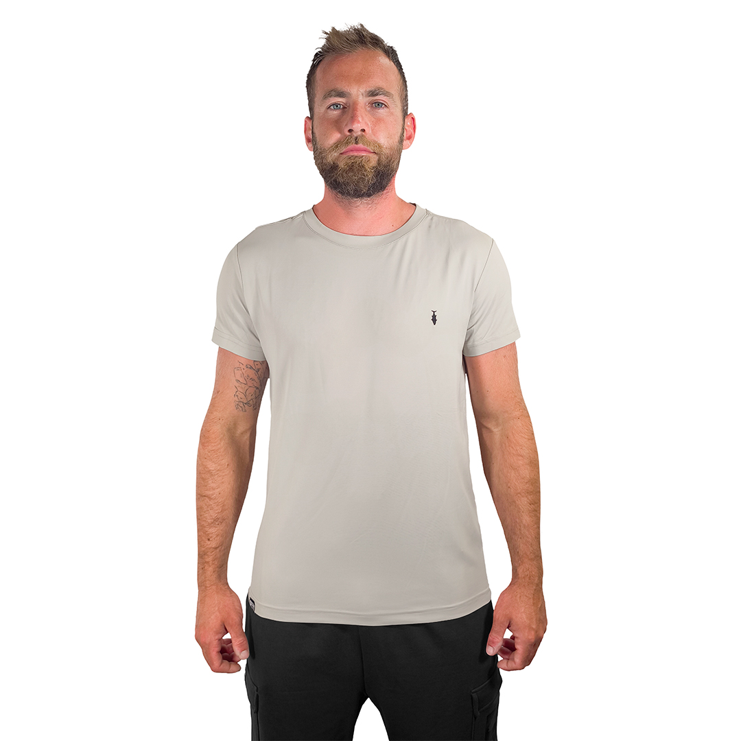 T-SHIRT TECNICA M/C CREW GRIGIO ICE